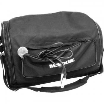 Mackie SRM350/C200 Speaker Bag - Black, padded protective bag for Mackie SRM350 and C200 speakers, durable construction, carrying handles, shoulder strap, designed for safe transport and storage
