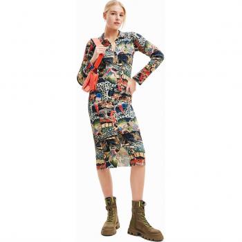 Vestido Desigual tapestry Lacroix