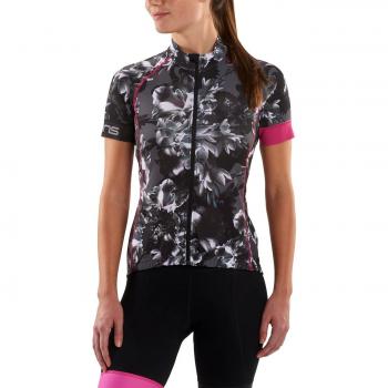 MusicSkins Mujer Cycle Classic Womens Full Zip Botanica FXS Jersey S/S, hyssop, XS