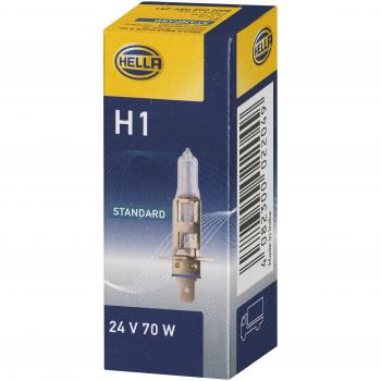 HELLA 8GH 002 089-251 Lámpara - H1 - Heavy Duty - 24V - 70W - Tipo de portalámpara: P14,5s - caja - Cant.: 1