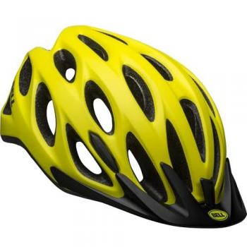 Casco Bell Tracker Amarillo Adulto, tipo MTB, características: color amarillo claro mate Hi-Viz, diseñado para hombres, talla grande