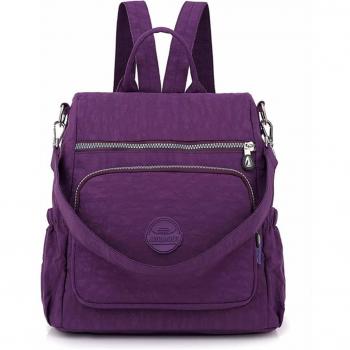 Mochila de Mujer, JOSEKO Bolsos para Mujer Multi-función Anti-Robo Mochila Impermeable de Nylon Bandolera Doble Bolsos de Hombro Doble para Las Mujeres de la muchedumbre