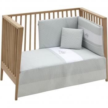 Colcha para Cuna Cambrass 60x120 cm - Juego de 2 piezas (colcha + protector) - Suave y Acogedora, diseño Mini Windsord