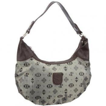 Poodlebags Club - united - Frejus 3CL0912FREJM - Bolso con asas para mujer, color marrón, talla 33x8x20 cm