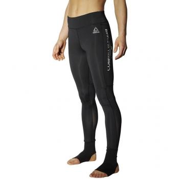 Reebok Combat Ankle Lock Tight Mallas, Mujer, Negro