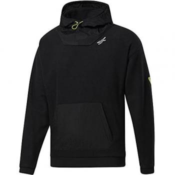 Reebok Sudadera MYT Jacket Hombre Negro Vellón Algodón