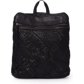 Mochila antirrobo de piel negra The Bagging Co THB Plow