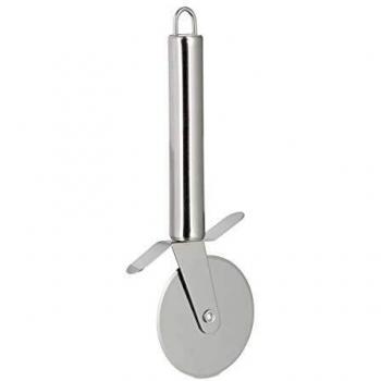 Cortador de Pizza Afilado de Acero Inoxidable con Asa para Colgar - Relaxdays