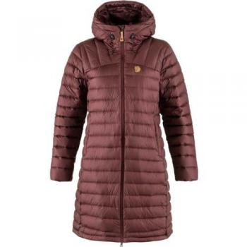 Chaqueta con capucha Fjällräven Snow Flake Parka granate mujer - S