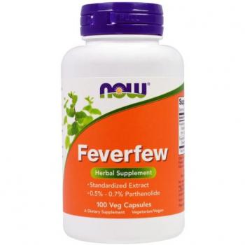 Now Foods 400 mg Feverfew Capsules - 100 Count