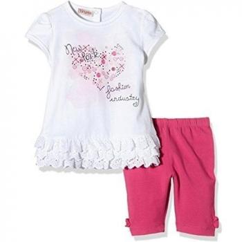 BRUMS Set 2PZ Maxi T-Sht M/M +Ciclinosta Jer.EL, 42 Bebé, Blanco
