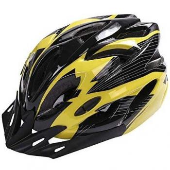 Huai1988 Casco Bicicleta Adulto, Casco Ciclista Casco de Ciclismo para Adultos de Mate Ajustable Casco Bicicleta MTB con Negra Visera Casco Ciclismo Unisex de Seguridad Protección de Montaña