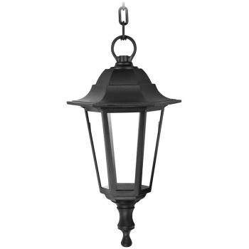 Aplique Negro Exterior Colgante IP44 E-27 Matel