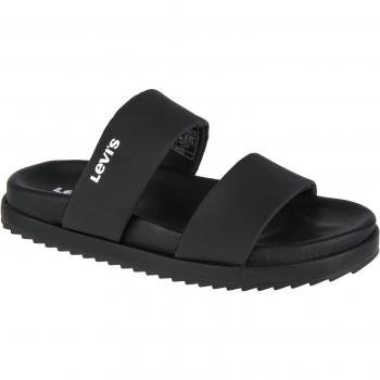 Levi's Lydia Acolchada, Sandalias de Mujer con Plantilla Acolchada en Color Negro