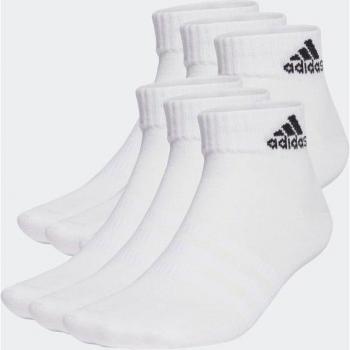 adidas Sportswear Ankle Socks 6P White/Black Unisex 8.5-10