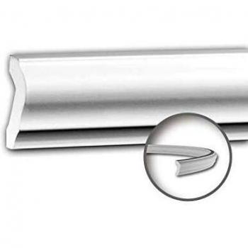 Moldura Decorativa Flexible Neoclásica Blanca 2 m Profhome