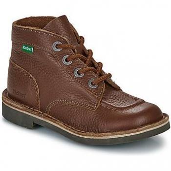 Botas KICKERS KICK COL 114 CAMEL para Mujer, Niña y Niño - Botas Medias Marrones