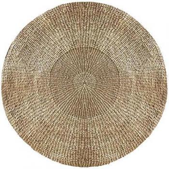 Alfombra redonda natural en posidonia de Rendez-Vous Déco - 150 cm