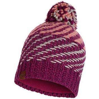 Buff Nella - Gorro de Punto para Mujer, Color Morado Frambuesa, Talla única