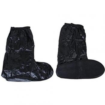 SODIAL (R) Impermeable y antideslizante Cubierta del zapato botas de lluvia reflectantes para montan motocicleta y bicicleta XL