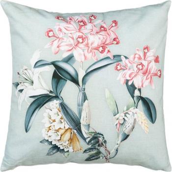 Cojín Turquesa 60 x 60 cm 100 % algodón Orquídea