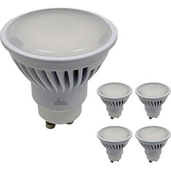 Pack 5x Bombilla LED GU10 8,5W Potentísima. Color Blanco Frío