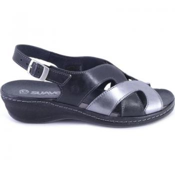 Sandalias de mujer SUAVE 3000 23 PIEL NEGRO