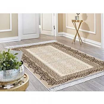 Homemania AKC-BIL-1420 - Alfombra Estampada con 1 Estampado, Moderna, Multicolor de Tela, 160 x 230 cm