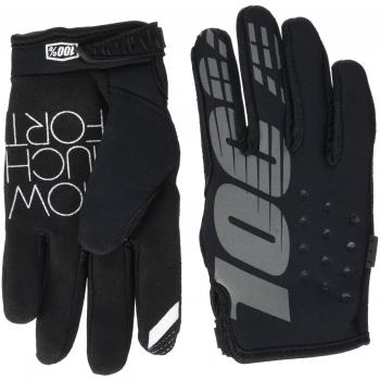 Inconnu 100% BRISKER Guantes Unisex, Negro, FR: S