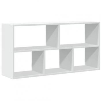 Estantería de pared madera ingeniería blanca 100x25x50 cm