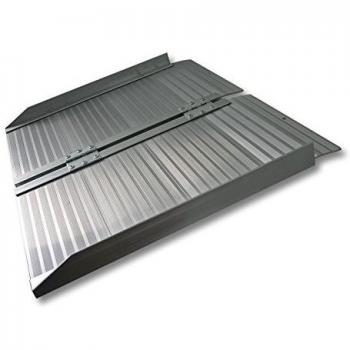 Rampa Plegable para Sillas de Ruedas 150cm 270kg Aluminio Portátil Acceso Sin Barreras