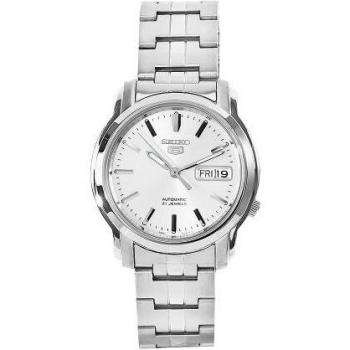 Seiko Reloj Analógico para Hombre de Automático con Correa en Acero Inoxidable SNKK65K1