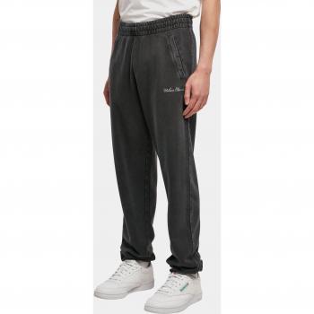 Urban Classics Men's Black Small Embroidery Sweatpants