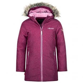 Chaqueta de esquí impermeable y cortavientos para niña Trollkids Lifjell Ciruela/Púrpura 152 cm