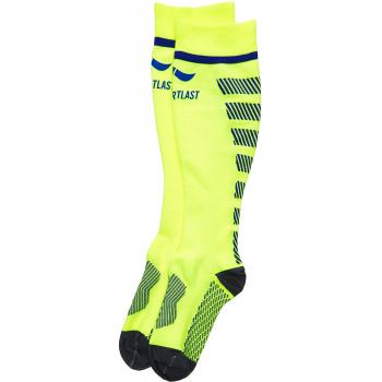 Sportlast Pro Calcetines de Compresión, Amarillo / Azul, L