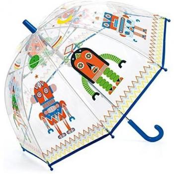 Djeco- Paraguas Infantil Robots
