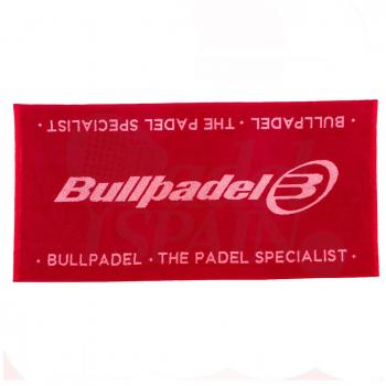 Toalla Bullpadel Roja de 100x50cm
