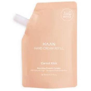 HAAN Carrot Kick Recharge Hand Lotion (150 ml) - Vegan hand cream, moisturizing and nourishing formula, refill pouch, various scents available