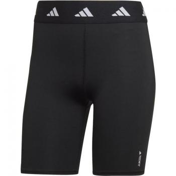 Mallas Cortas Adidas Techfit Bike para Mujer - Ajuste Ceñido, Tejido Interlock, Cintura Elástica, Talle Alto