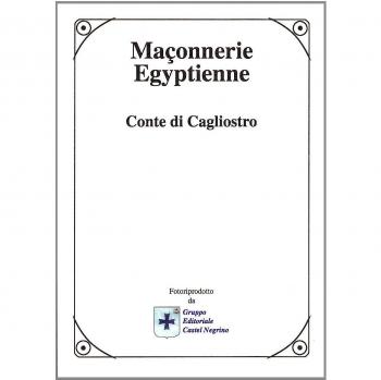 Libro de Maçonnerie Egipcia - Conte di Cagliostro - Tapa Blanda CASTEL NEGRINO