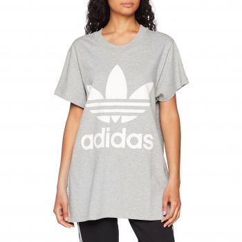 adidas Big Trefoil tee Camiseta, Mujer, Gris