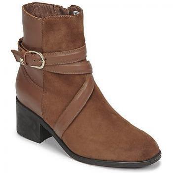 Botines Mujer Tommy Hilfiger Elevated Essential Midheel en color Marrón, Modelo FW0FW07515