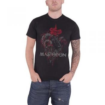 Mastodon Rams Head Metal T-Shirt for Men - Black, XL