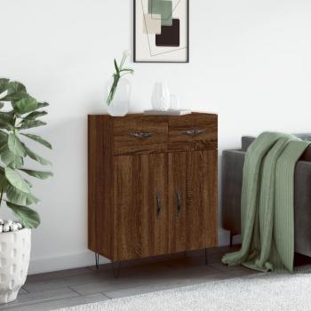 Aparador de madera de ingeniería 69,5x34x90 cm - Mueble de Almacenaje de Salón, Armarios con Puertas, Cajón de Madera, Buffet para salón Moderno, Armario Auxiliar,