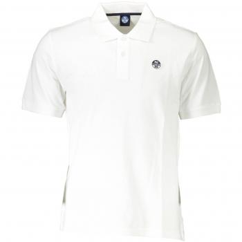 North Sails Elegant White Short-Sleeved Polo for Men - XXL