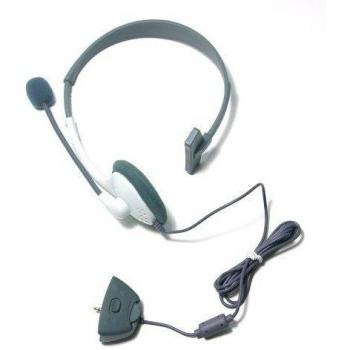 Micro-casque filaire léger blanc pour Xbox 360 [Importación francesa]