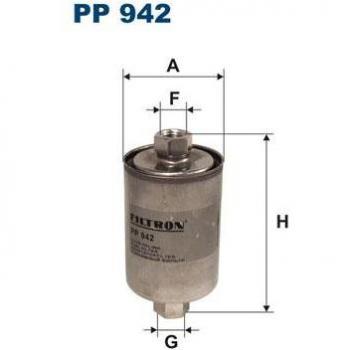 Filtro de combustible FILTRON PP 942