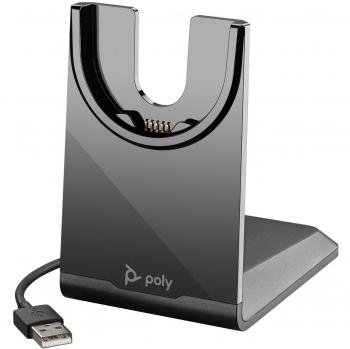 Poly Voyager USB-A Charging Stand with Cradle for Headsets