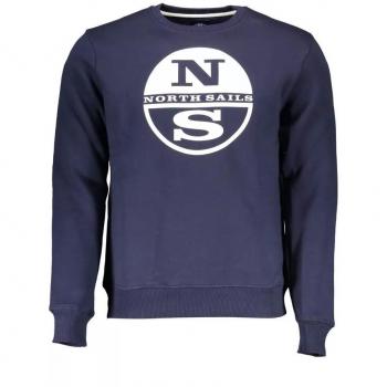 North Sails 3XL Blue Cotton Sweatshirt