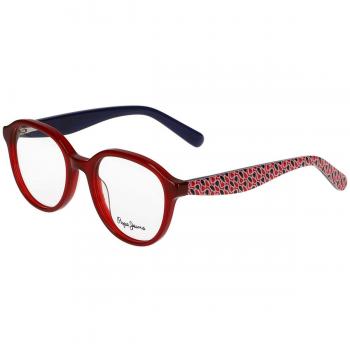 Pepe Jeans PJ4084 241 Men's Eyeglasses Red Size 45 - Frame Only with Blue Light Block Available